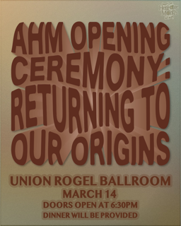 Opening Ceremony flyer 