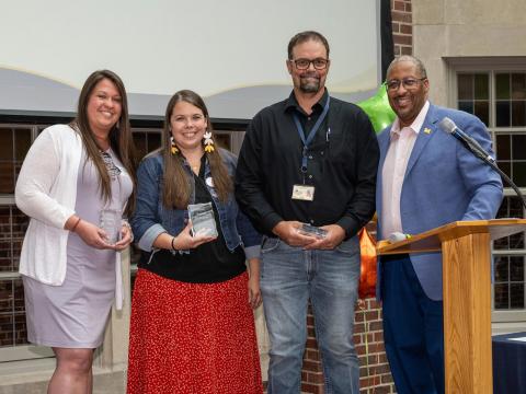 Photo of Andrea Wilkerson and other honorees